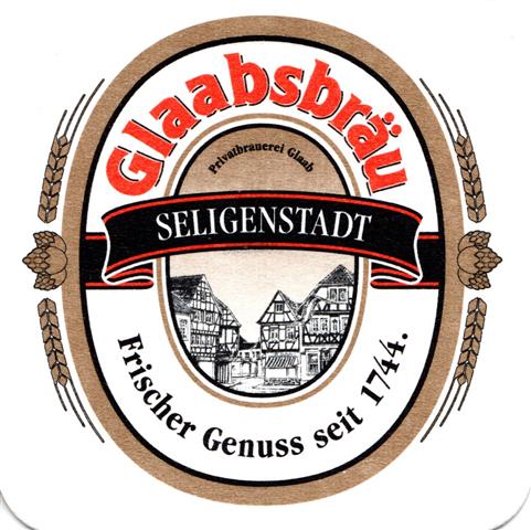 seligenstadt of-he glaabs frischer 2a (quad180-oben privatbrauerei glaab)